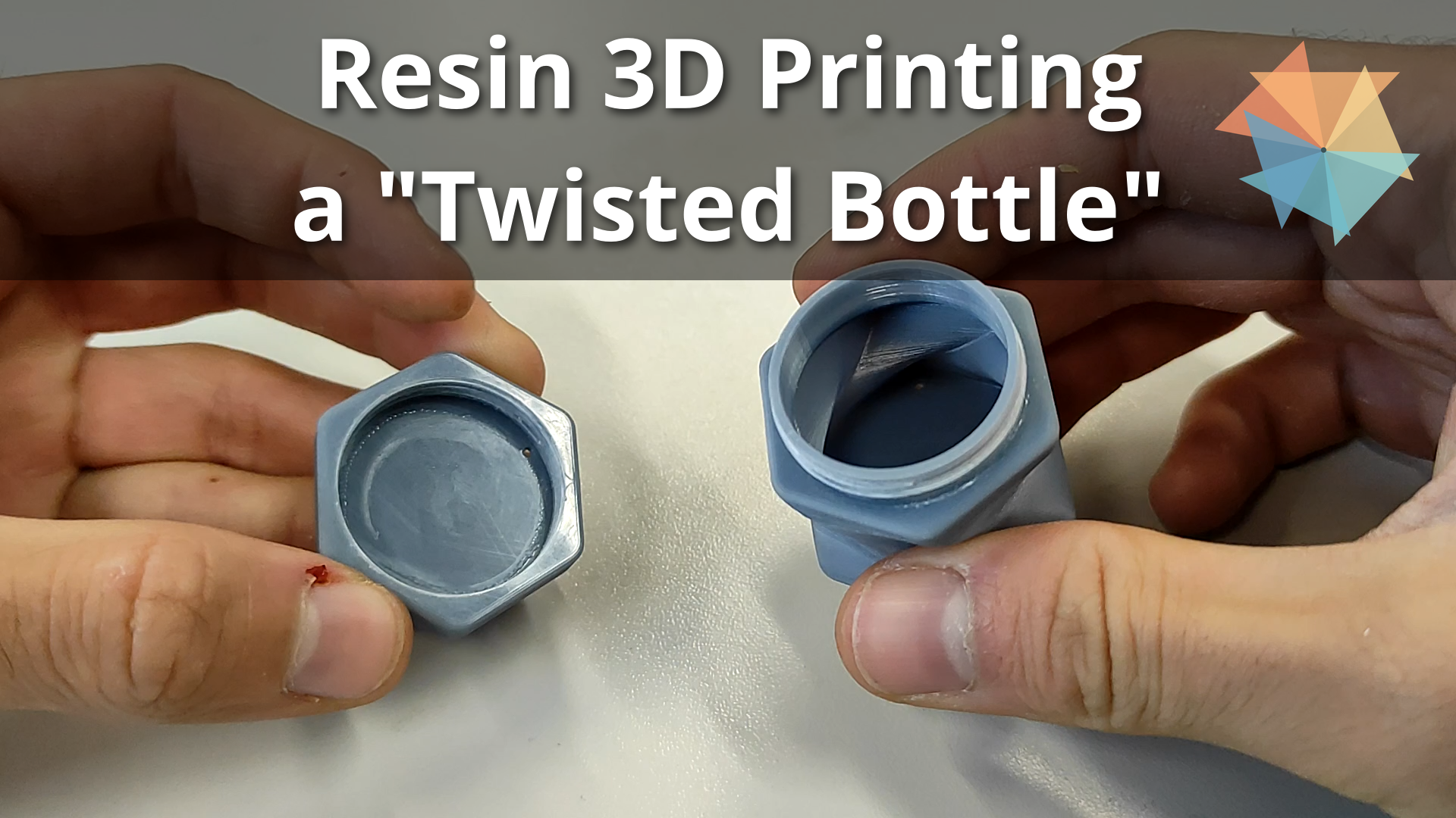 You are currently viewing Resin-Printed “Twisted Bottle”